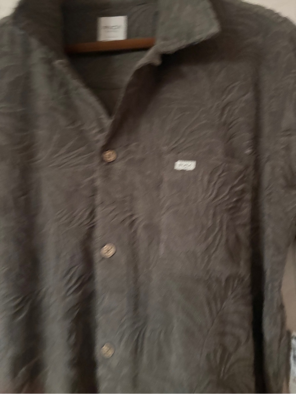 Men’s RVCA Neutral Button Down Shirt 🌵M - Picture 2 of 8